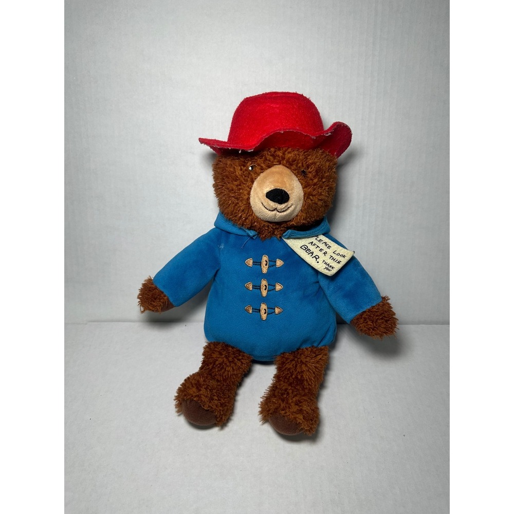 Paddington Bear Plush 15 Inch Stuffed Animal Blue Coat Red Hat Kohls Cares